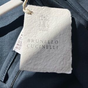 Brunello Cucinelli Dark Navy cotton tank